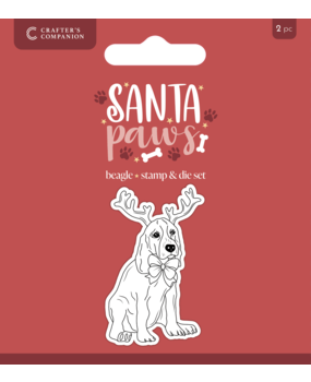 Crafter's Companion Santa Paws Stamp & Die Beagle (CC-SP-STD-BEA)