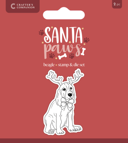 Crafter's Companion Santa Paws Stamp & Die Beagle (CC-SP-STD-BEA)