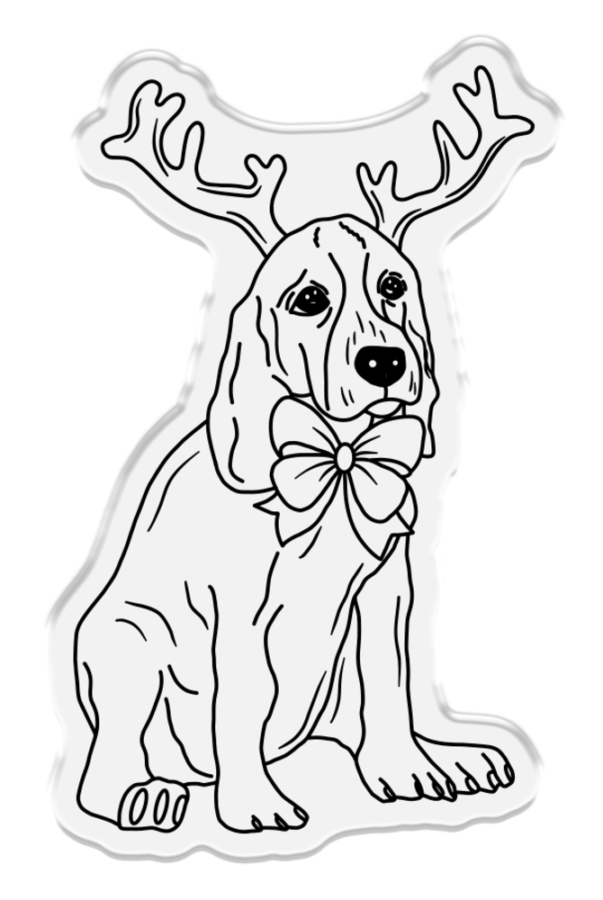 Crafter's Companion Santa Paws Stamp & Die Beagle (CC-SP-STD-BEA)