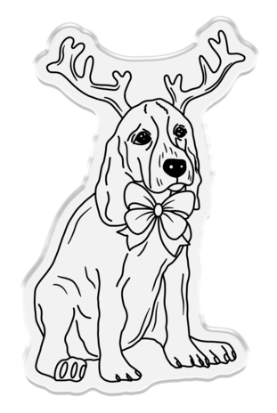 Crafter's Companion Santa Paws Stamp & Die Beagle (CC-SP-STD-BEA)