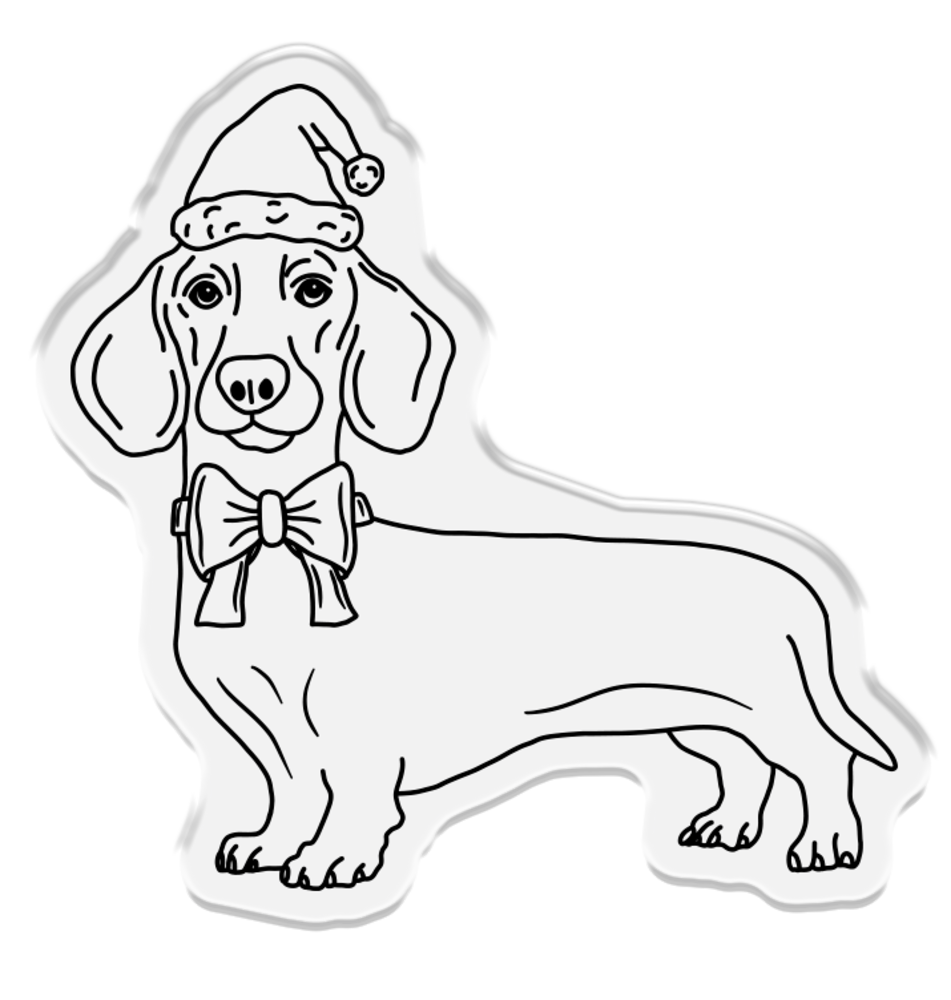 Crafter's Companion Santa Paws Stamp & Die Dachshund (CC-SP-STD-DACH) Crafter's Companion Santa Paws Stamp & Die Dachshund (CC-SP-STD-DACH)