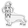Crafter's Companion Santa Paws Stamp & Die Dachshund (CC-SP-STD-DACH) Crafter's Companion Santa Paws Stamp & Die Dachshund (CC-SP-STD-DACH)