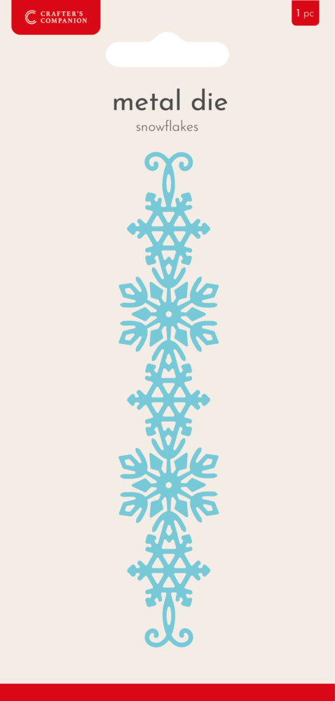 Crafter's Companion Christmas Border Dies Snowflakes (CC-MD-EDG-SNFL) Crafter's Companion Christmas Border Dies Snowflakes (CC-MD-EDG-SNFL)