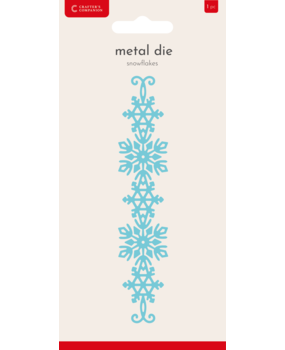 Crafter's Companion Christmas Border Dies Snowflakes (CC-MD-EDG-SNFL)