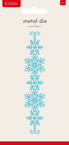 Crafter's Companion Christmas Border Dies Snowflakes (CC-MD-EDG-SNFL) Crafter's Companion Christmas Border Dies Snowflakes (CC-MD-EDG-SNFL)
