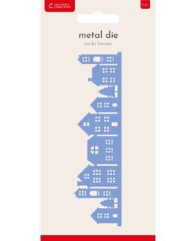 Crafter's Companion Christmas Border Dies Nordic Houses (CC-MD-EDG-NOHO)