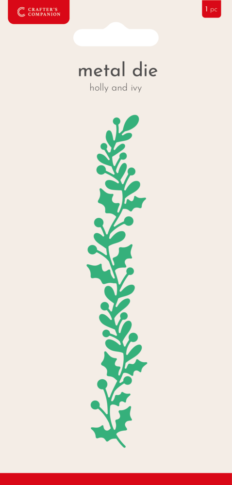 Crafter's Companion Christmas Border Dies Holly and Ivy (CC-MD-EDG-HOIV) Crafter's Companion Christmas Border Dies Holly and Ivy (CC-MD-EDG-HOIV)