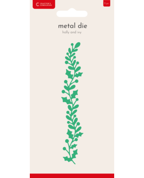 Crafter's Companion Christmas Border Dies Holly and Ivy (CC-MD-EDG-HOIV)