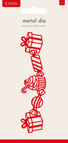 Crafter's Companion Christmas Border Dies Edge'able Presents and Treats (CC-MD-EDG-PRTR)