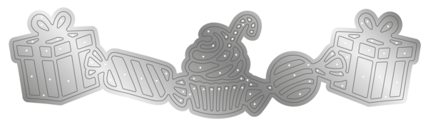 Crafter's Companion Christmas Border Dies Edge'able Presents and Treats (CC-MD-EDG-PRTR)