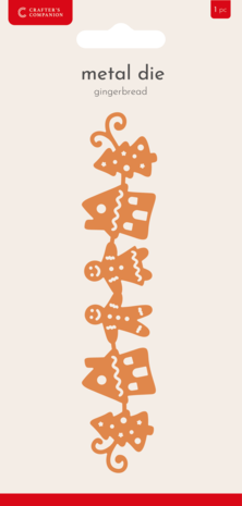 Crafter's Companion Christmas Border Dies Edge'able Gingerbread (CC-MD-EDG-GIBR) Crafter's Companion Christmas Border Dies Edge'able Gingerbread (CC-MD-EDG-GIBR)
