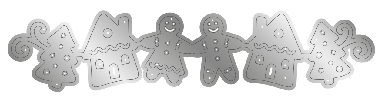 Crafter's Companion Christmas Border Dies Edge'able Gingerbread (CC-MD-EDG-GIBR) Crafter's Companion Christmas Border Dies Edge'able Gingerbread (CC-MD-EDG-GIBR)