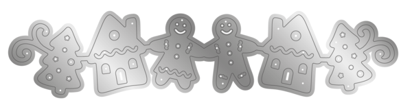 Crafter's Companion Christmas Border Dies Edge'able Gingerbread (CC-MD-EDG-GIBR) Crafter's Companion Christmas Border Dies Edge'able Gingerbread (CC-MD-EDG-GIBR)