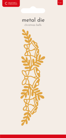 Crafter's Companion Christmas Border Dies Christmas Bells (CC-MD-EDG-CHBE)