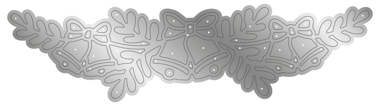 Crafter's Companion Christmas Border Dies Christmas Bells (CC-MD-EDG-CHBE)