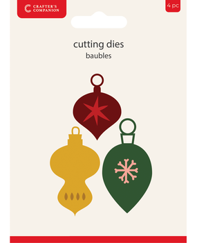 Crafter's Companion Christmas Embellishment Small Dies Baubles (CC-MD-XEM-BAU)