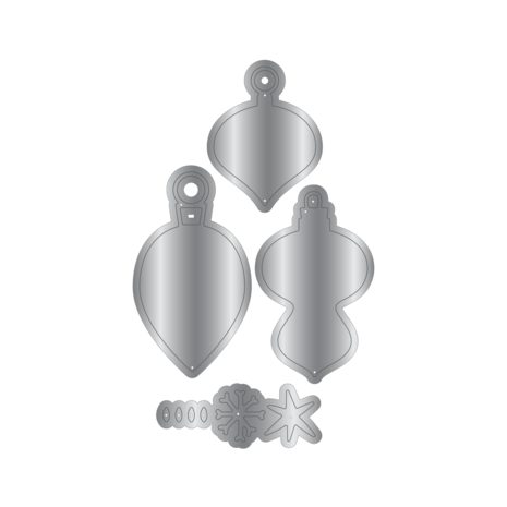 Crafter's Companion Christmas Embellishment Small Dies Baubles (CC-MD-XEM-BAU) Crafter's Companion Christmas Embellishment Small Dies Baubles (CC-MD-XEM-BAU)