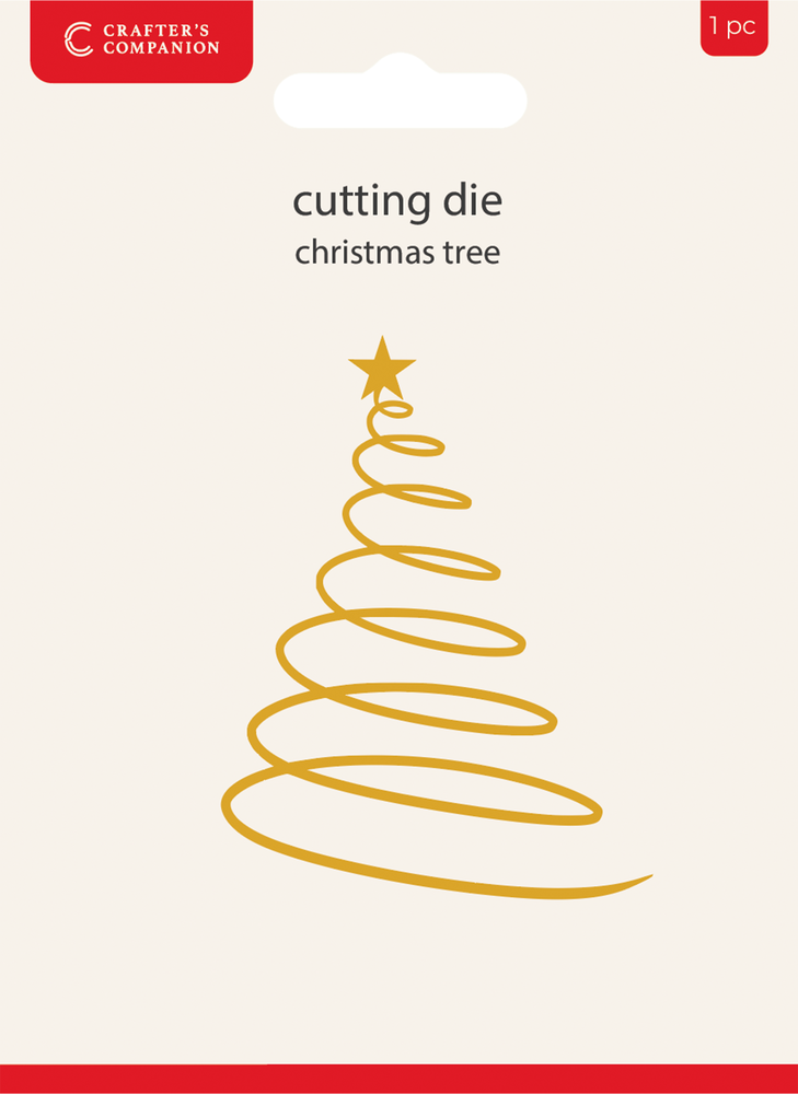 Crafter's Companion Christmas Embellishment Small Dies Christmas Tree (CC-MD-XEM-XTR) Crafter's Companion Christmas Embellishment Small Dies Christmas Tree (CC-MD-XEM-XTR)