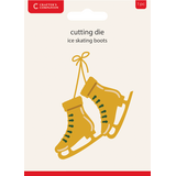 Crafter's Companion Christmas Embellishment Small Dies Ice Skating Boots (CC-MD-XEM-ISB)