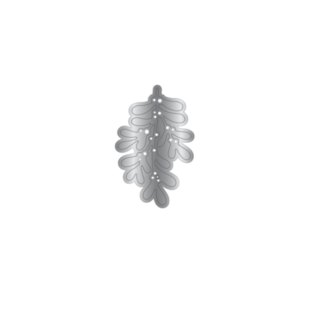 Crafter's Companion Christmas Embellishment Small Dies Mistletoe (CC-MD-XEM-MIST)