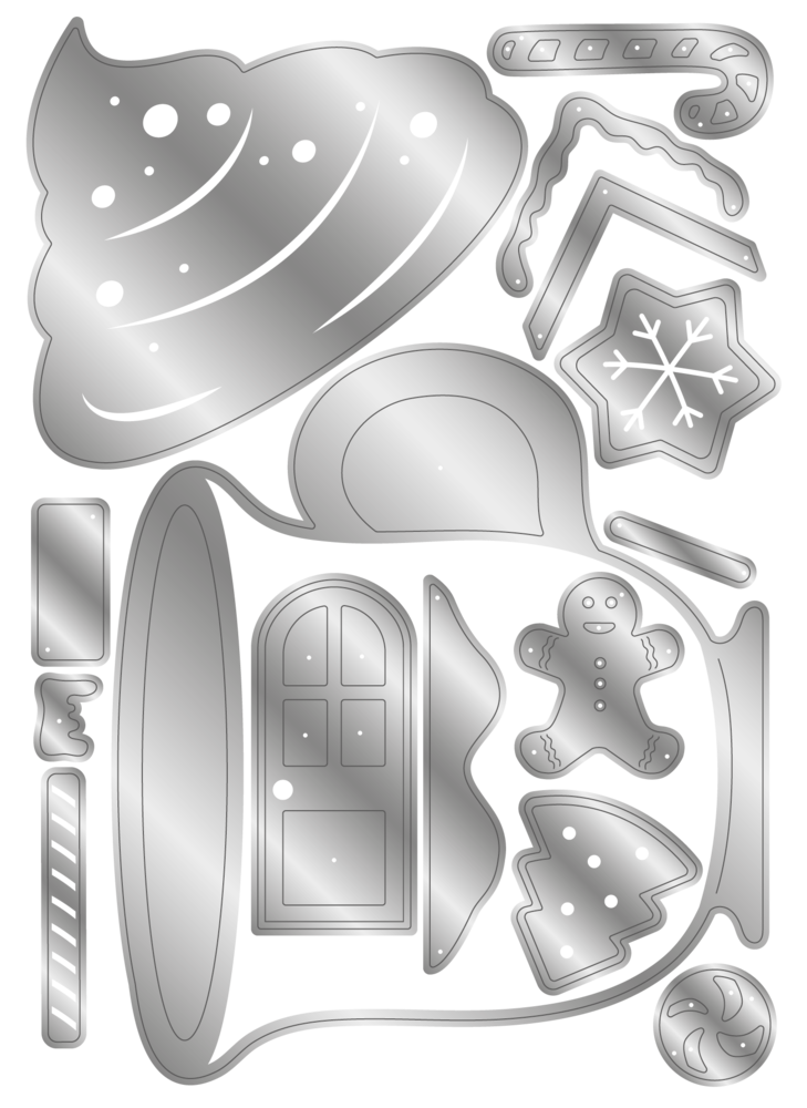 Crafter's Companion Christmas Shaped Card Bases Stamp & Die Hot Chocolate (CC-STD-HOTC) Crafter's Companion Christmas Shaped Card Bases Stamp & Die Hot Chocolate (CC-STD-HOTC)