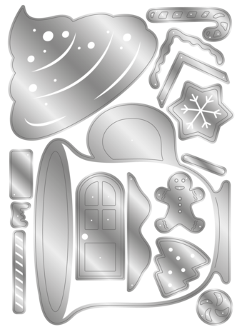 Crafter's Companion Christmas Shaped Card Bases Stamp & Die Hot Chocolate (CC-STD-HOTC) Crafter's Companion Christmas Shaped Card Bases Stamp & Die Hot Chocolate (CC-STD-HOTC)