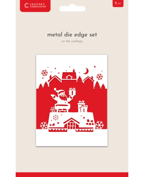 Crafter's Companion Christmas Top & Bottom Edge Dies On the Rooftops (CC-MD-EDG-ROO) Crafter's Companion Christmas Top & Bottom Edge Dies On the Rooftops (CC-MD-EDG-ROO)