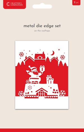 Crafter's Companion Christmas Top & Bottom Edge Dies On the Rooftops (CC-MD-EDG-ROO) Crafter's Companion Christmas Top & Bottom Edge Dies On the Rooftops (CC-MD-EDG-ROO)