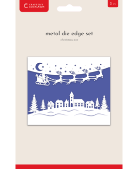 Crafter's Companion Christmas Top & Bottom Edge Dies Christmas Eve (CC-MD-EDG-XEV)