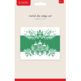 Crafter's Companion Christmas Top & Bottom Edge Dies Candlelit Christmas (CC-MD-EDG-CAN)