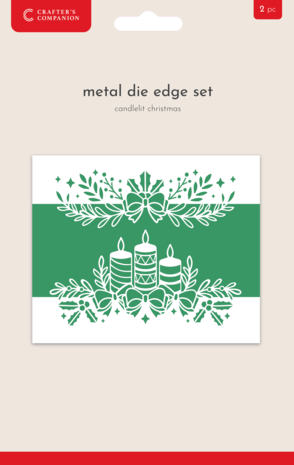 Crafter's Companion Christmas Top & Bottom Edge Dies Candlelit Christmas (CC-MD-EDG-CAN) Crafter's Companion Christmas Top & Bottom Edge Dies Candlelit Christmas (CC-MD-EDG-CAN)