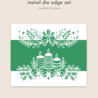 Crafter's Companion Christmas Top & Bottom Edge Dies Candlelit Christmas (CC-MD-EDG-CAN) Crafter's Companion Christmas Top & Bottom Edge Dies Candlelit Christmas (CC-MD-EDG-CAN)