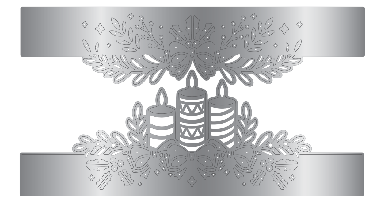 Crafter's Companion Christmas Top & Bottom Edge Dies Candlelit Christmas (CC-MD-EDG-CAN) Crafter's Companion Christmas Top & Bottom Edge Dies Candlelit Christmas (CC-MD-EDG-CAN)