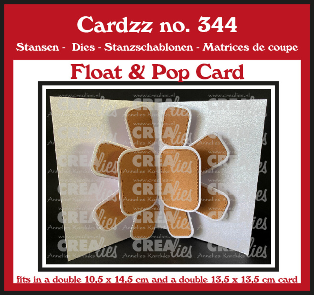 Crealies Cardzz Dies Float & Pop Card (CLCZ344) Crealies Cardzz Dies Float & Pop Card (CLCZ344)