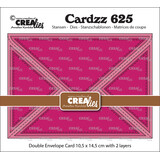 Crealies Cardzz Dies Double Envelope Card Rectangle (CLCZ625)