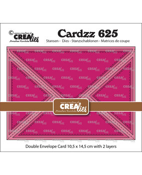 Crealies Cardzz Dies Double Envelope Card Rectangle (CLCZ625)