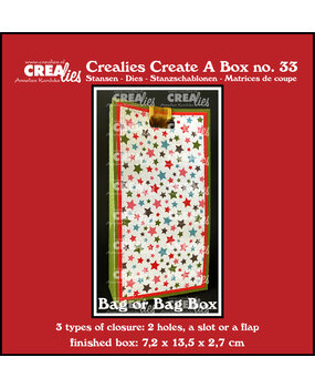 Crealies Create A Box Stansen Zakdoosje / Cadeautasje (CCAB33)