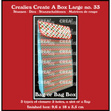 Crealies Create A Box Large Dies Bag / Bag Box for Gifts and Advent (CCABL33)