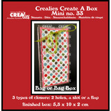 Crealies Create A Box Mini Dies Bag / Bag Box for Gifts and Advent (CCABM33)