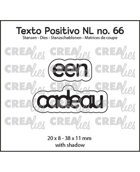 Crealies Texto Positivo Stansen Dutch Een Cadeau (POSNL66) Crealies Texto Positivo Stansen Dutch Een Cadeau (POSNL66)