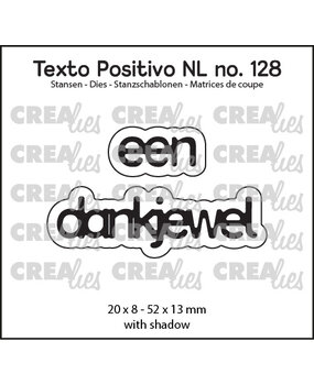Crealies Texto Positivo Dies Dutch Een Dankjewel (POSNL128) Crealies Texto Positivo Dies Dutch Een Dankjewel (POSNL128)