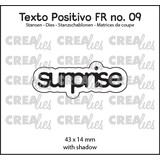 Crealies Texto Positivo Stansen French Surprise (POSFR09)