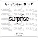 Crealies Texto Positivo Stansen English Surprise (POSEN16)