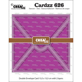 Crealies Cardzz Dies Double Envelope Card Square (CLCZ626)