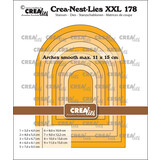 Crealies Crea-Nest-Lies XXL Stansen No. 178 Bogen Glad (CLNestXXL178)