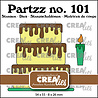 Crealies Partzz Dies No. 101 Cake (CLPartzz101)