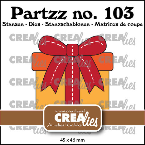 Crealies Partzz Stansen No. 103 Cadeau Groot (CLPartzz103)