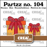 Crealies Partzz Stansen No. 104 Cadeau Middel en Klein (CLPartzz104)