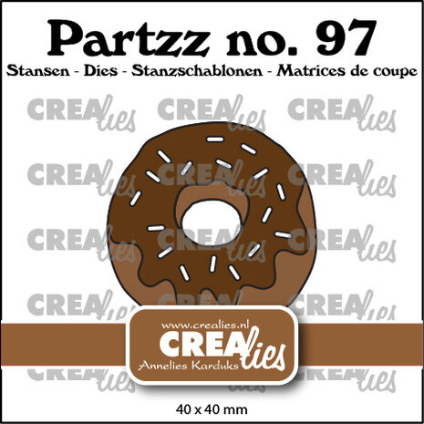 Crealies Partzz Dies No. 97 Donut Large (CLPartzz97)