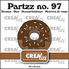 Crealies Partzz Stansen No. 97 Donut Groot (CLPartzz97)